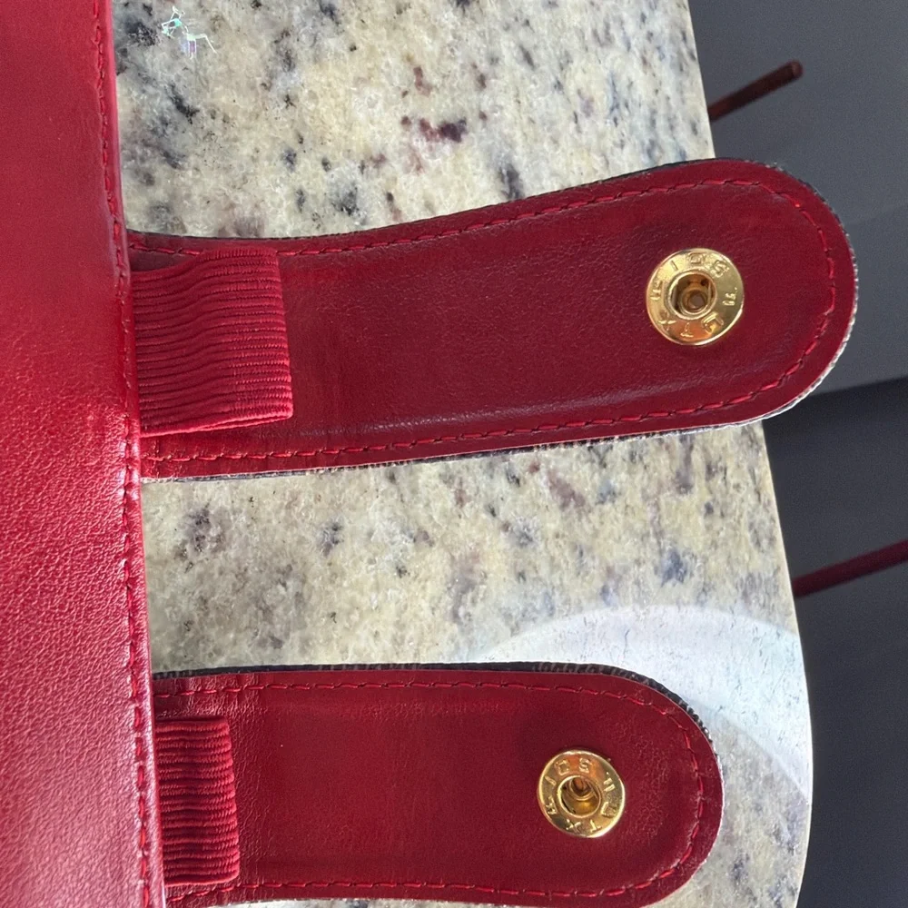 Brown Checkered A5 Planner with RED INTERIOR - Picture 9 of 15